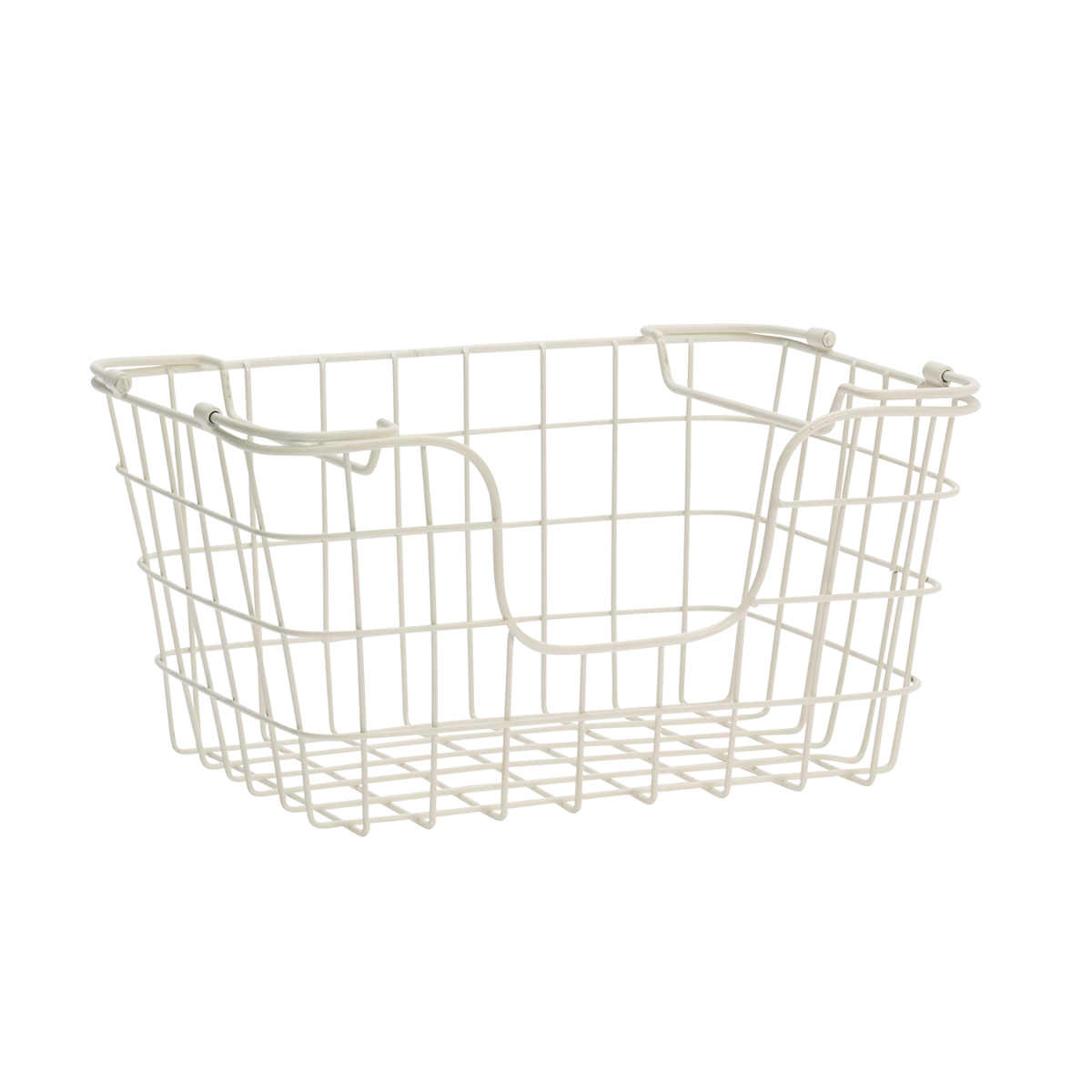 Stackable iron wire basket