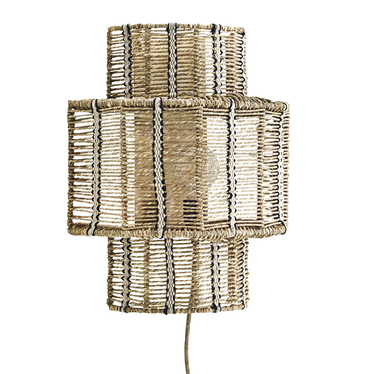 Seagrass wall lamp