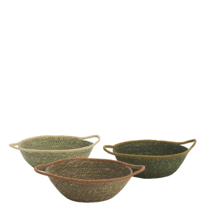 Seagrass basket w/ handles
