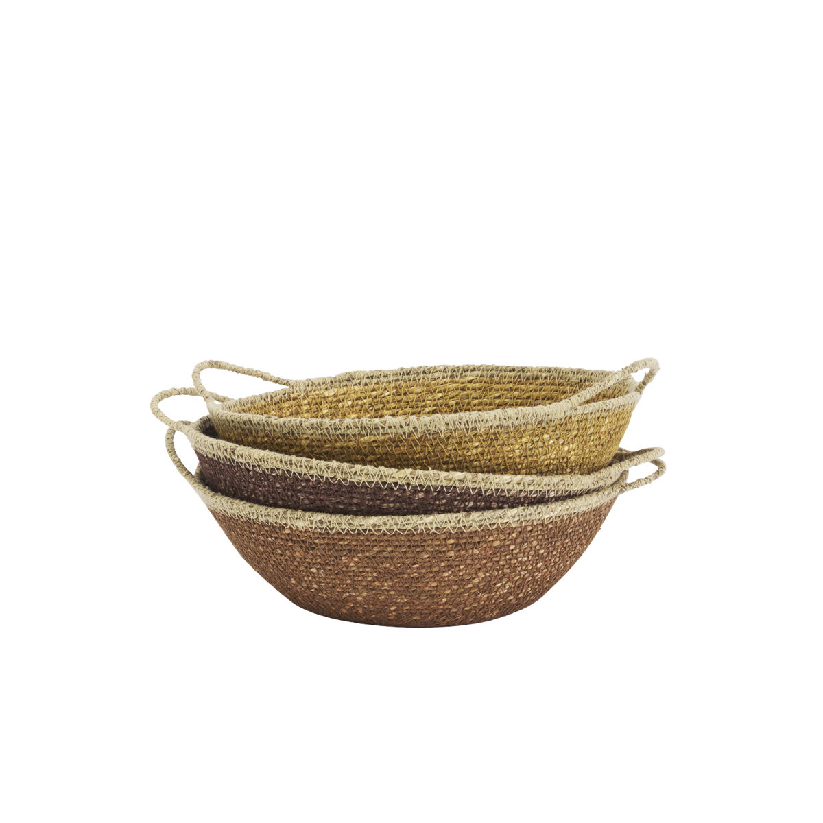 Seagrass basket w/ handles