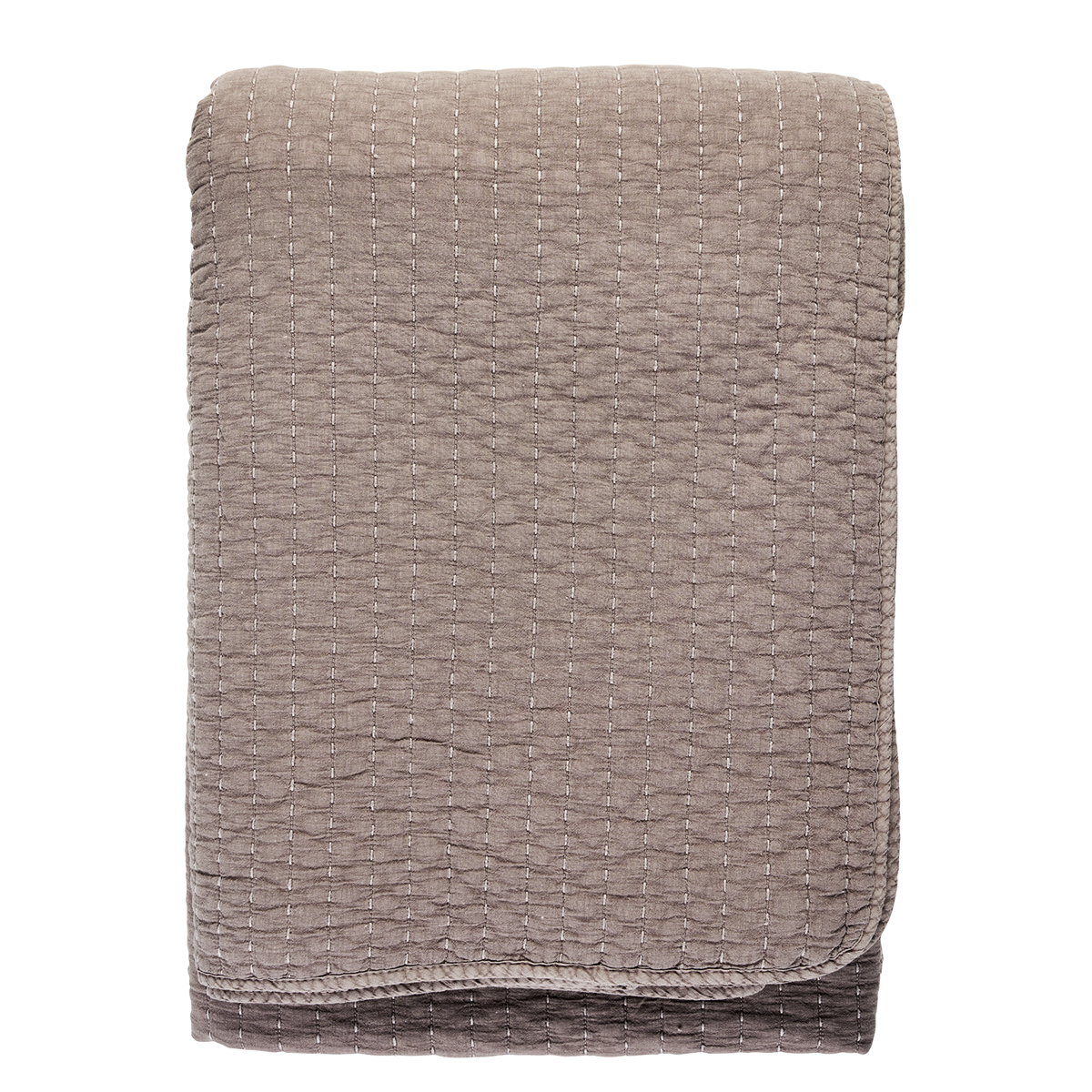 Quilted cotton bed cover