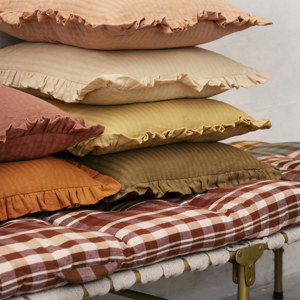 Checked cotton mattress