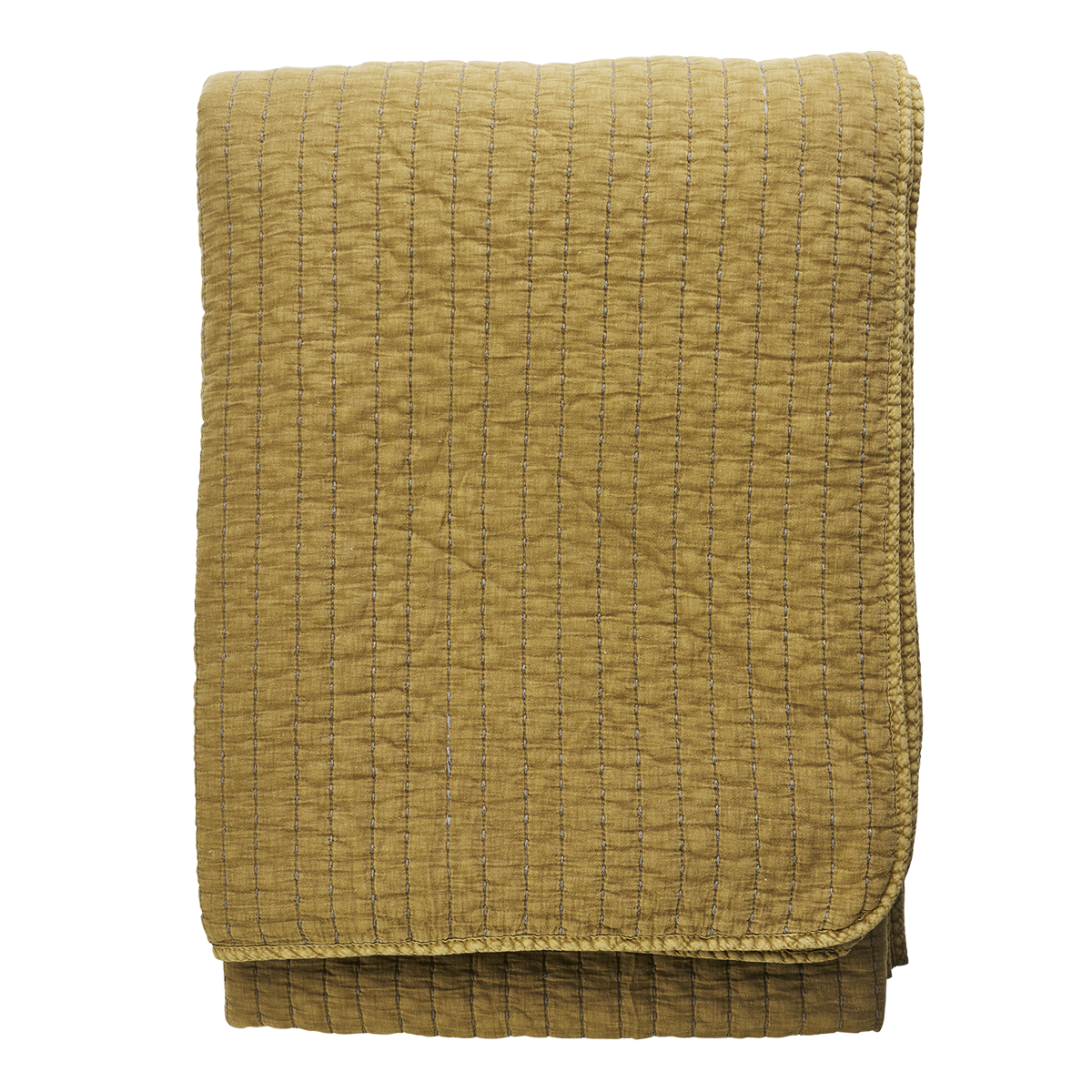 Quilted cotton bed cover