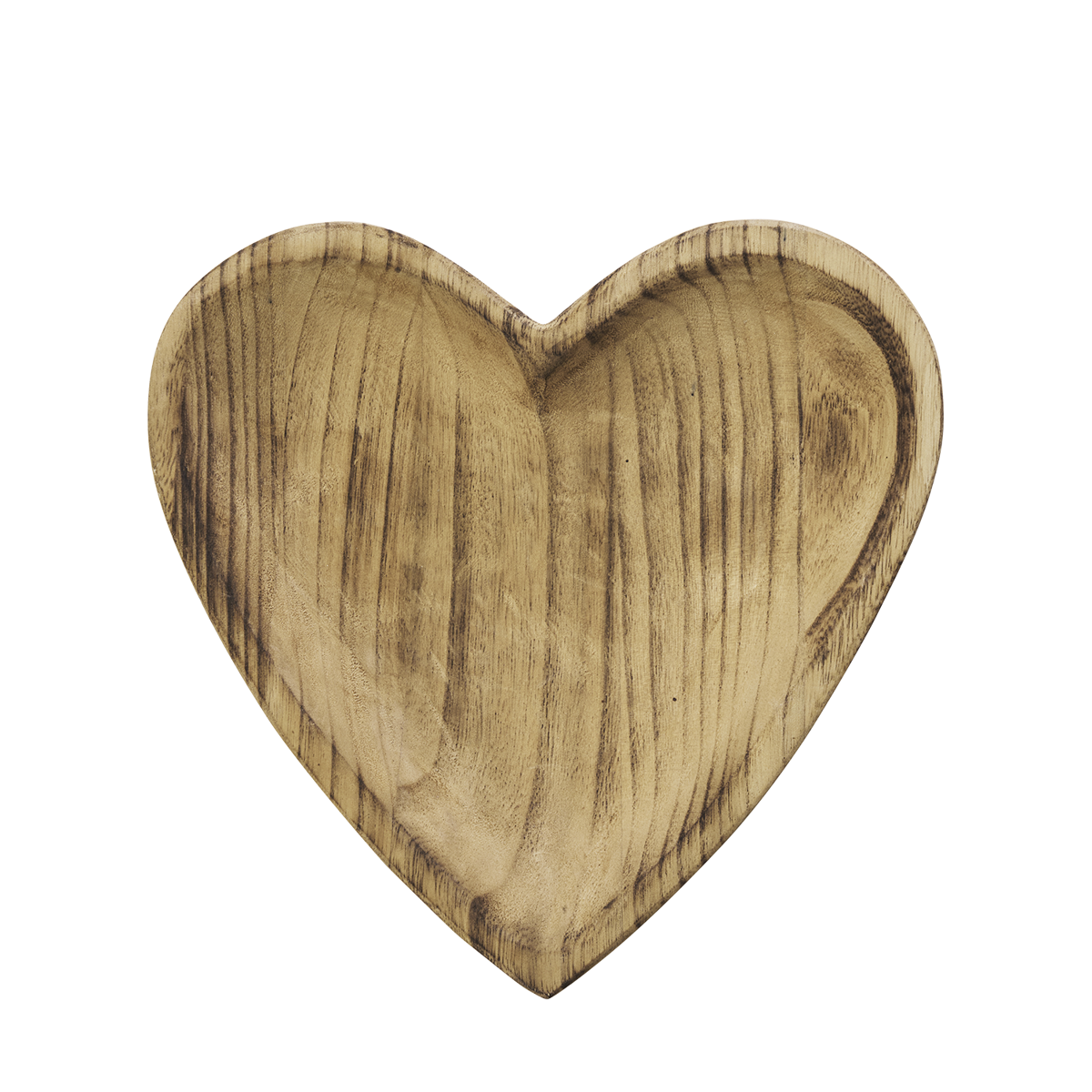 Wooden heart tray