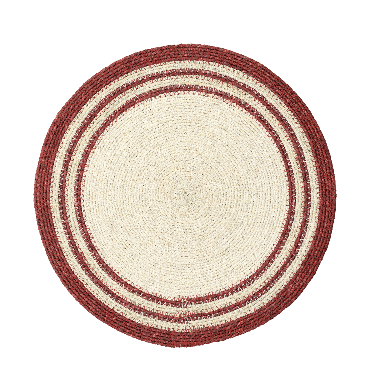 Round seagrass placemat