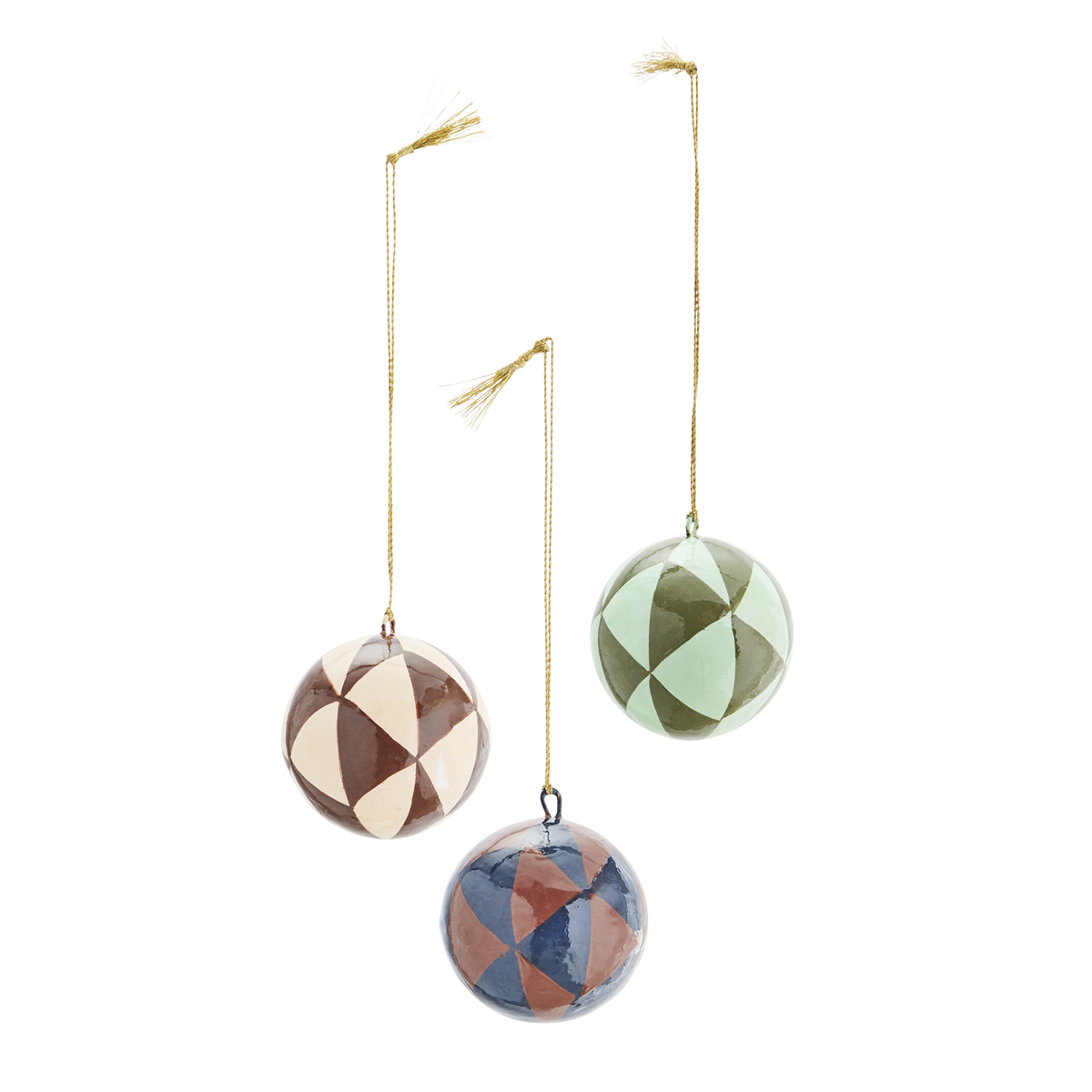 Handmade paper mache christmas ball Handmade paper mache christmas ball