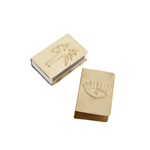 Match box covers w/ imprints
