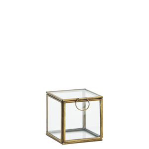 Cube glass box