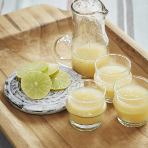 Rectangular wooden tray