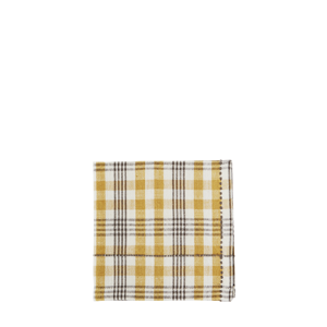 Checked cotton napkin