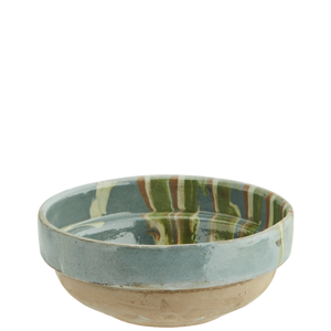 Hand painted earthenware bowl