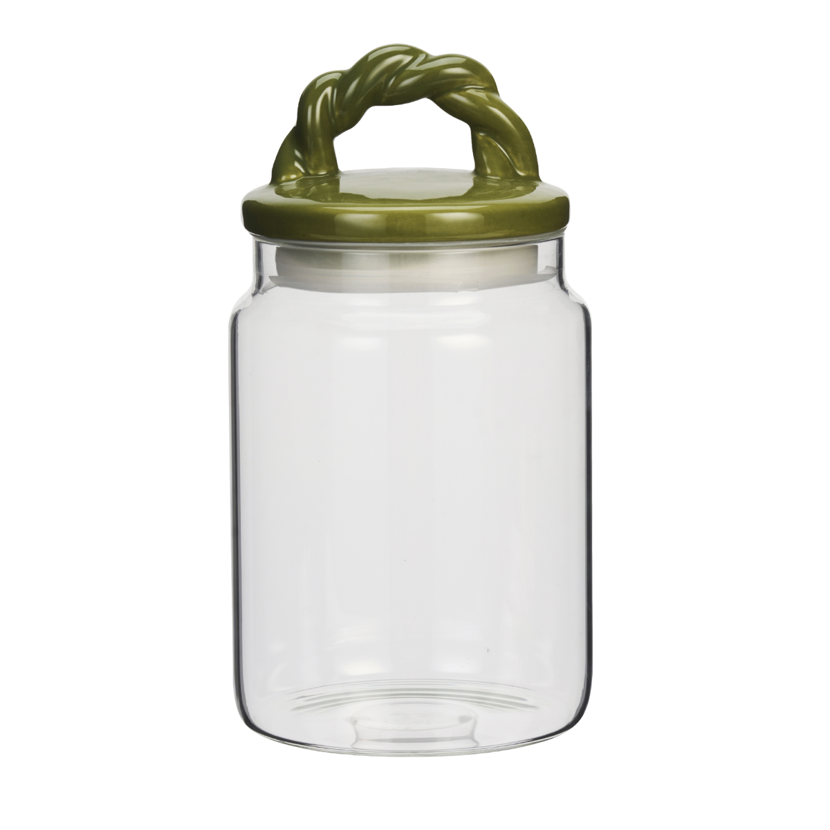 Glass jar w/ ceramic lid