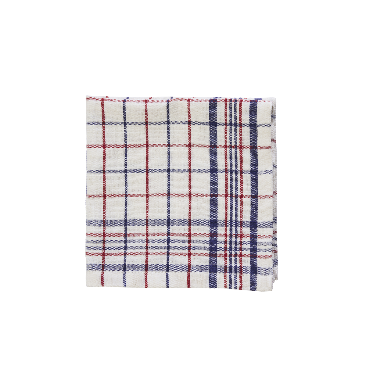 Checked cotton napkins