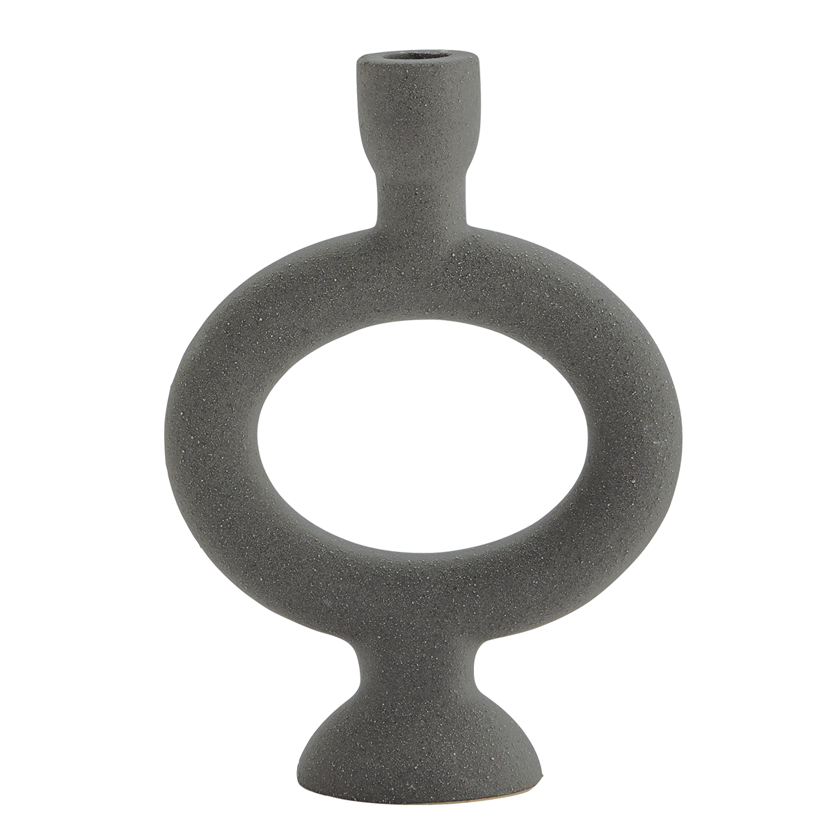 Stoneware candle holder