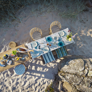 Recycled wooden dining table
