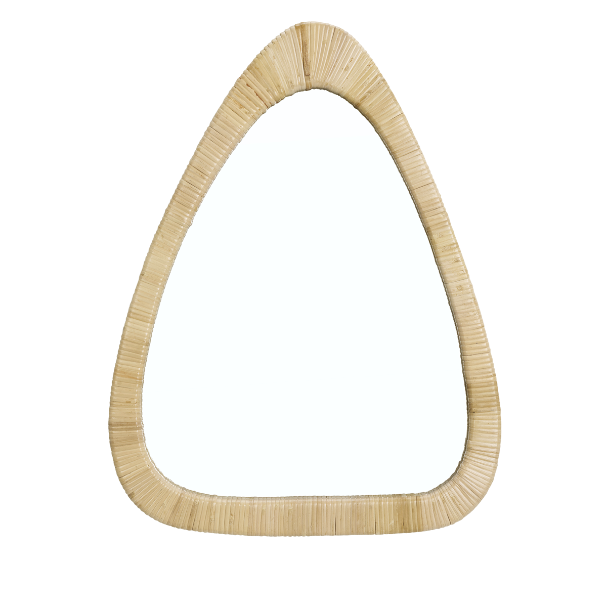 Triangular mirror w/ cane