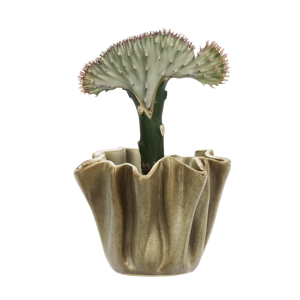Stoneware flower pot