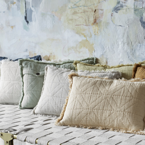 Quilted cushion cover