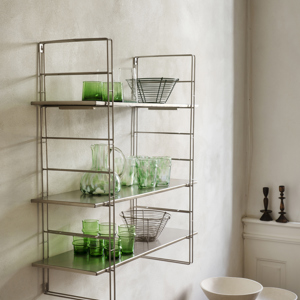 Iron wall shelves