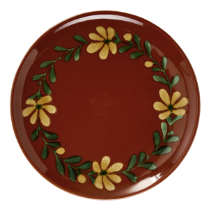 Hand-painted dinner plate