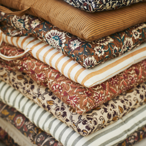 Striped cotton mattress