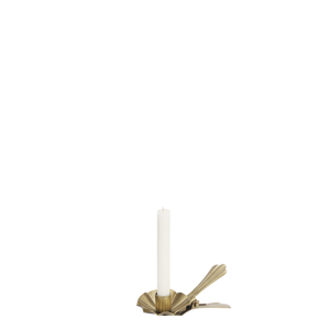 Iron candle holder w/ clip