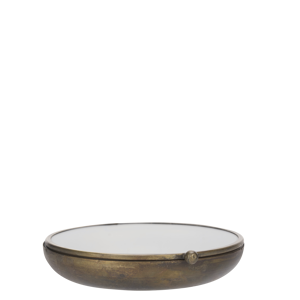 Round glass box