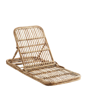 Foldable bamboo beach chair