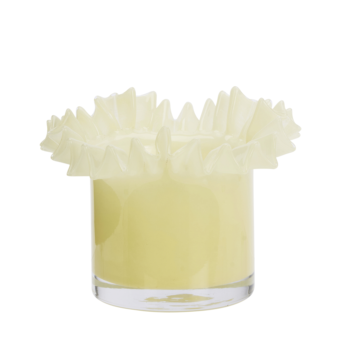 Glass flower pot