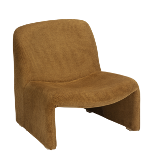 Velvet lounge chair