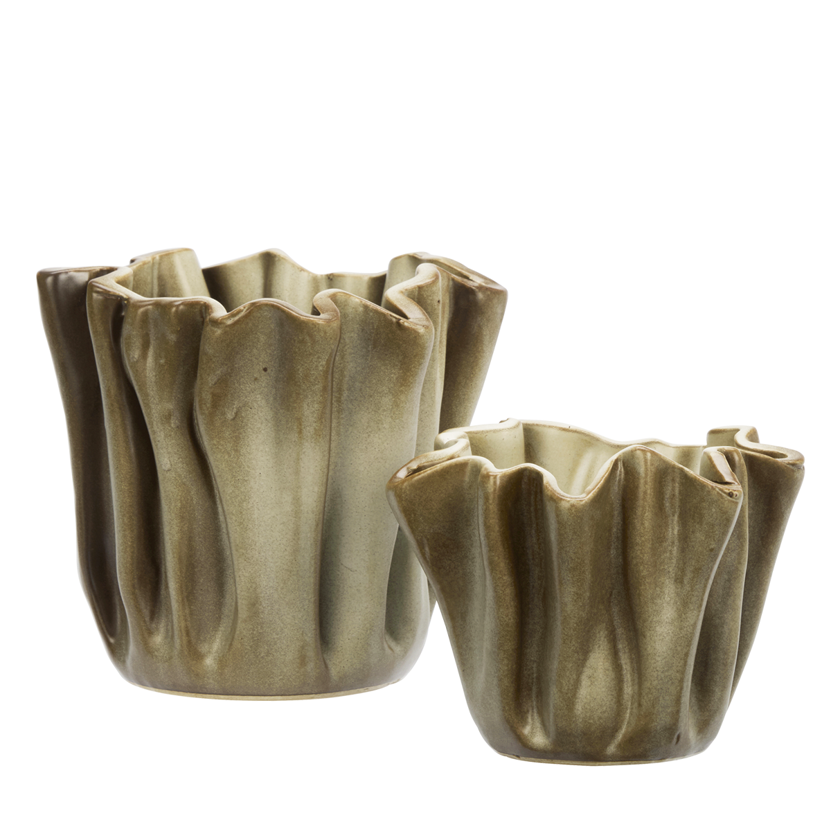 Stoneware flower pot