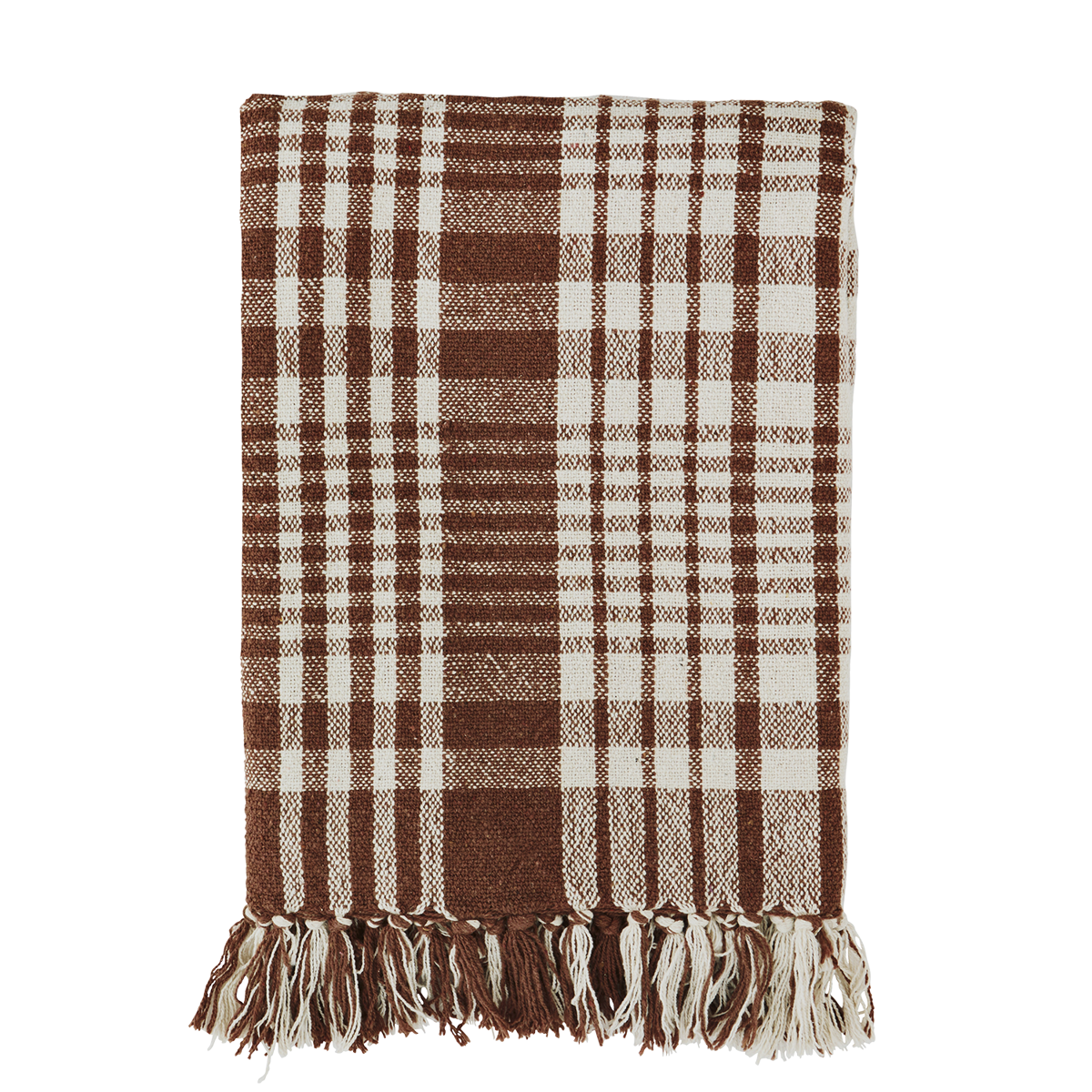 Recycled cotton throw