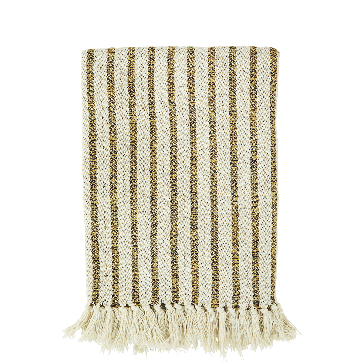 Recycled cotton throw