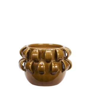 Stoneware flowerpot