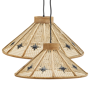 Rattan ceiling lamps
