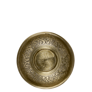 Embossed aluminium bowl