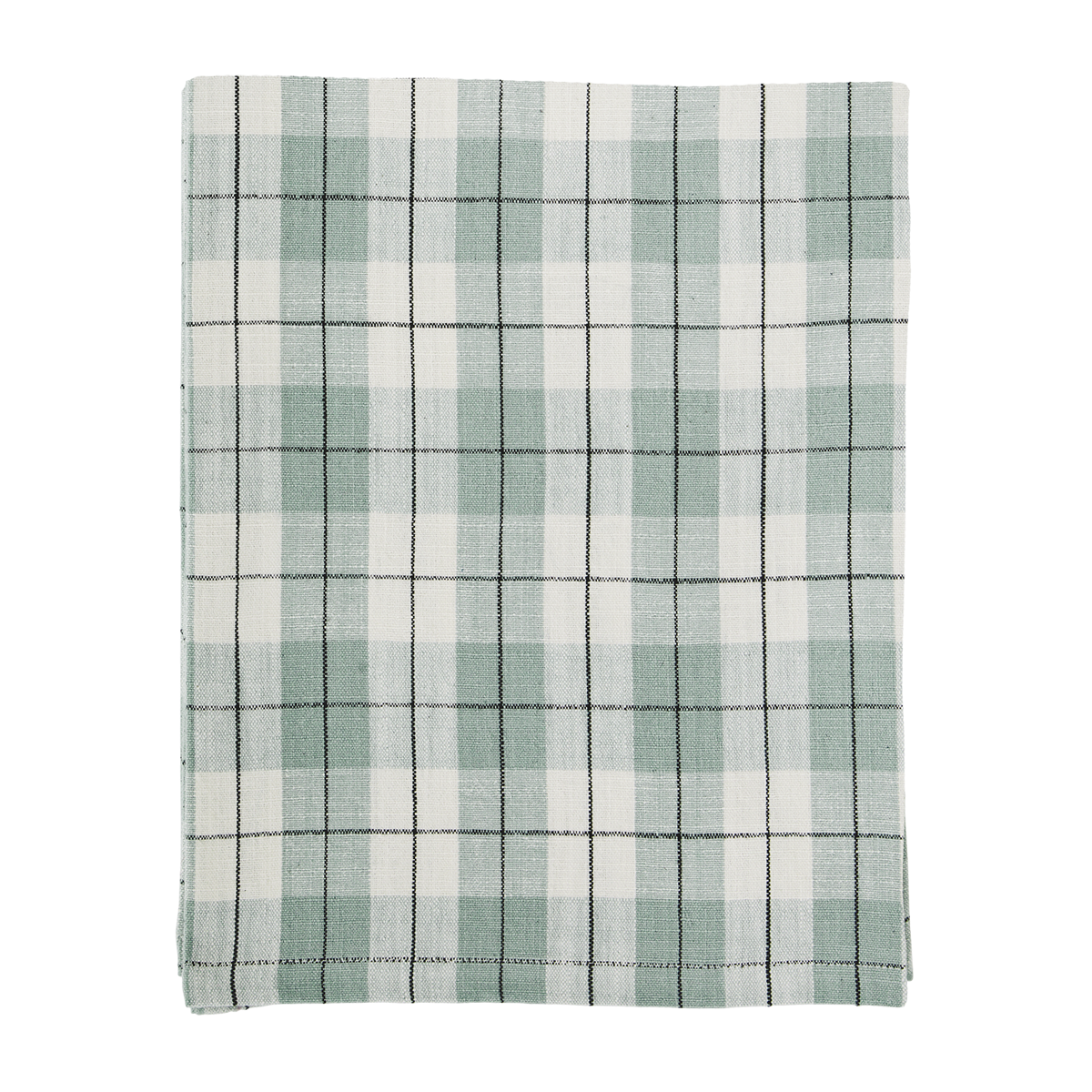 Checked table cloth