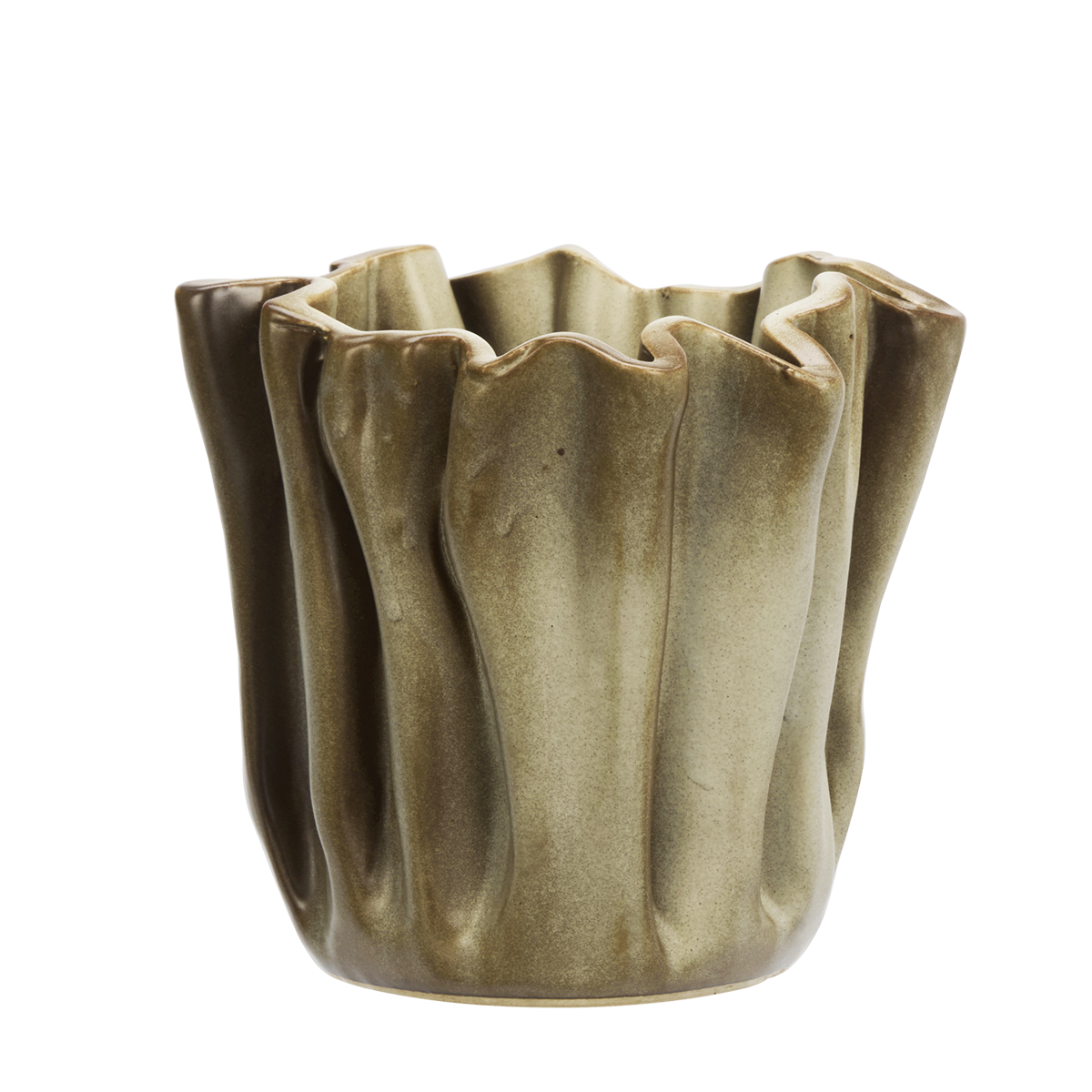 Stoneware flower pot