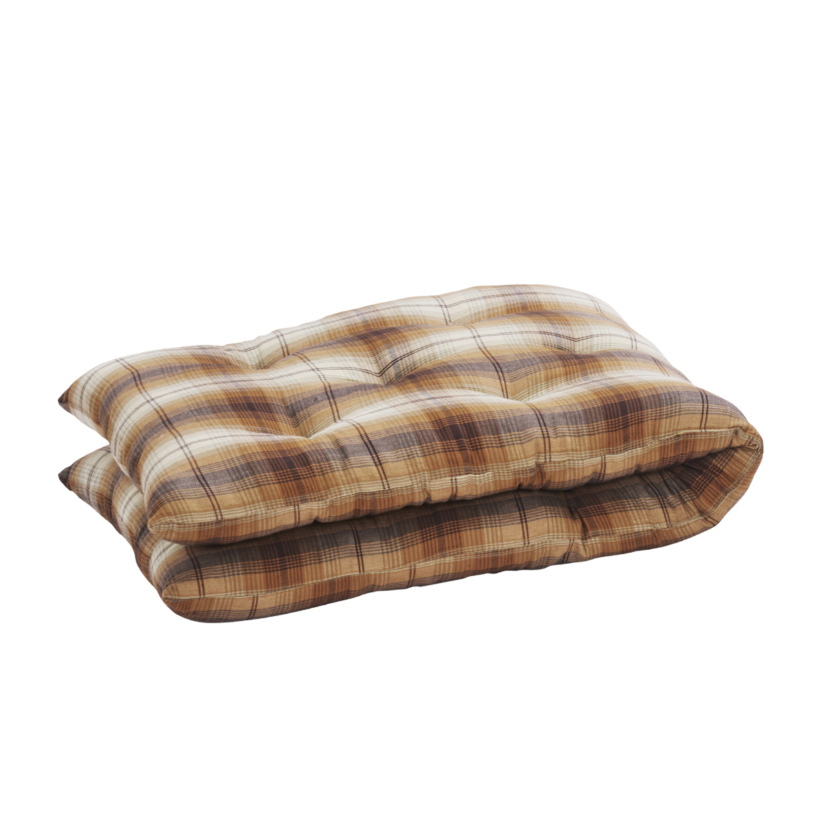 Checked cotton mattress