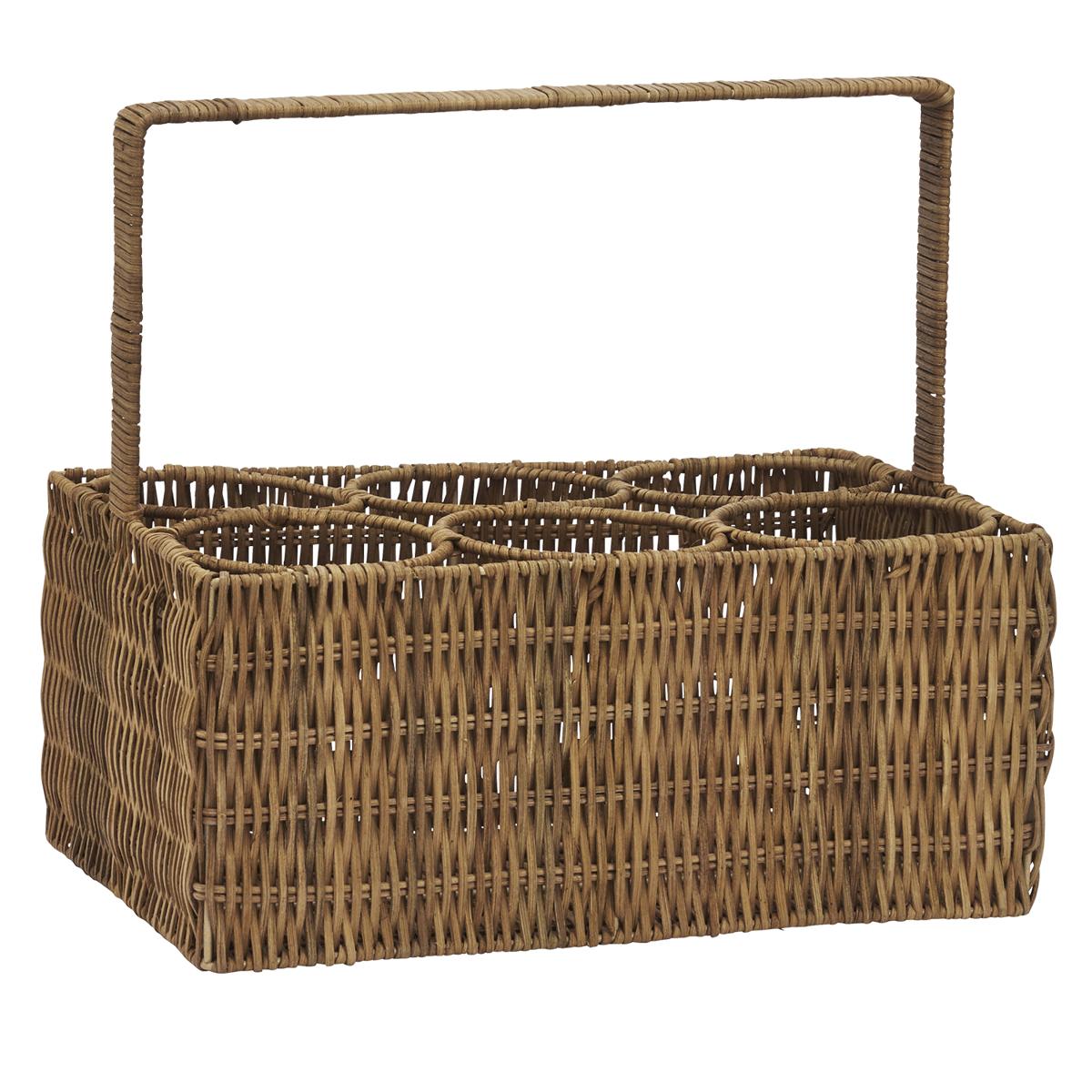Rattan bottle holder