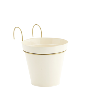 Hanging iron planter