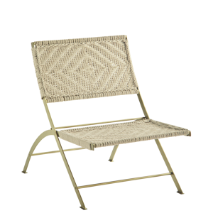 Lounge chair w/ macrame