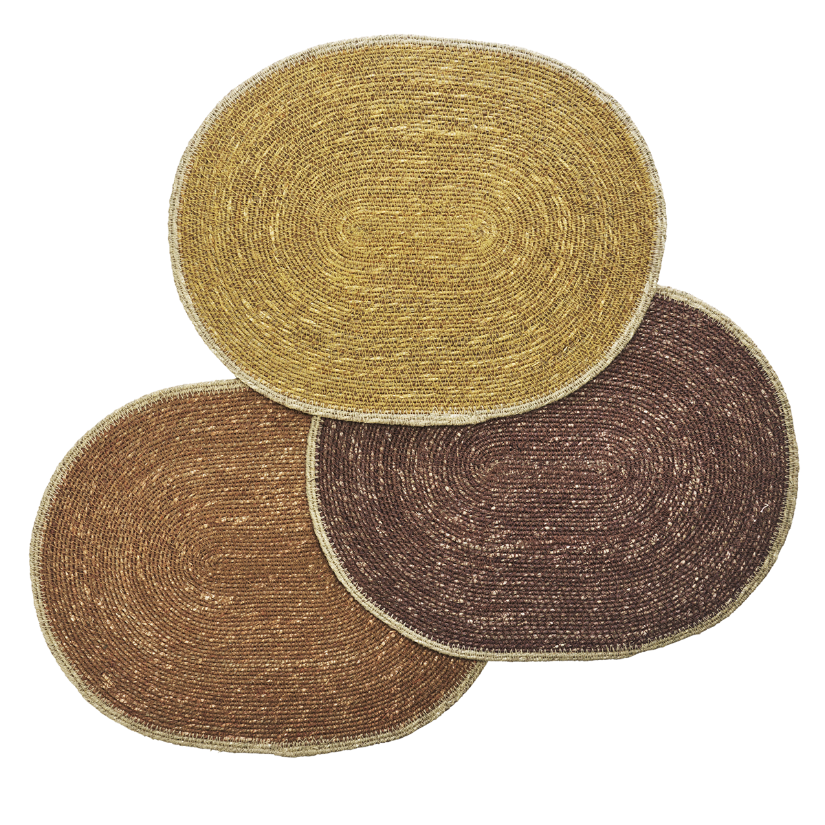 Oval seagrass placemat