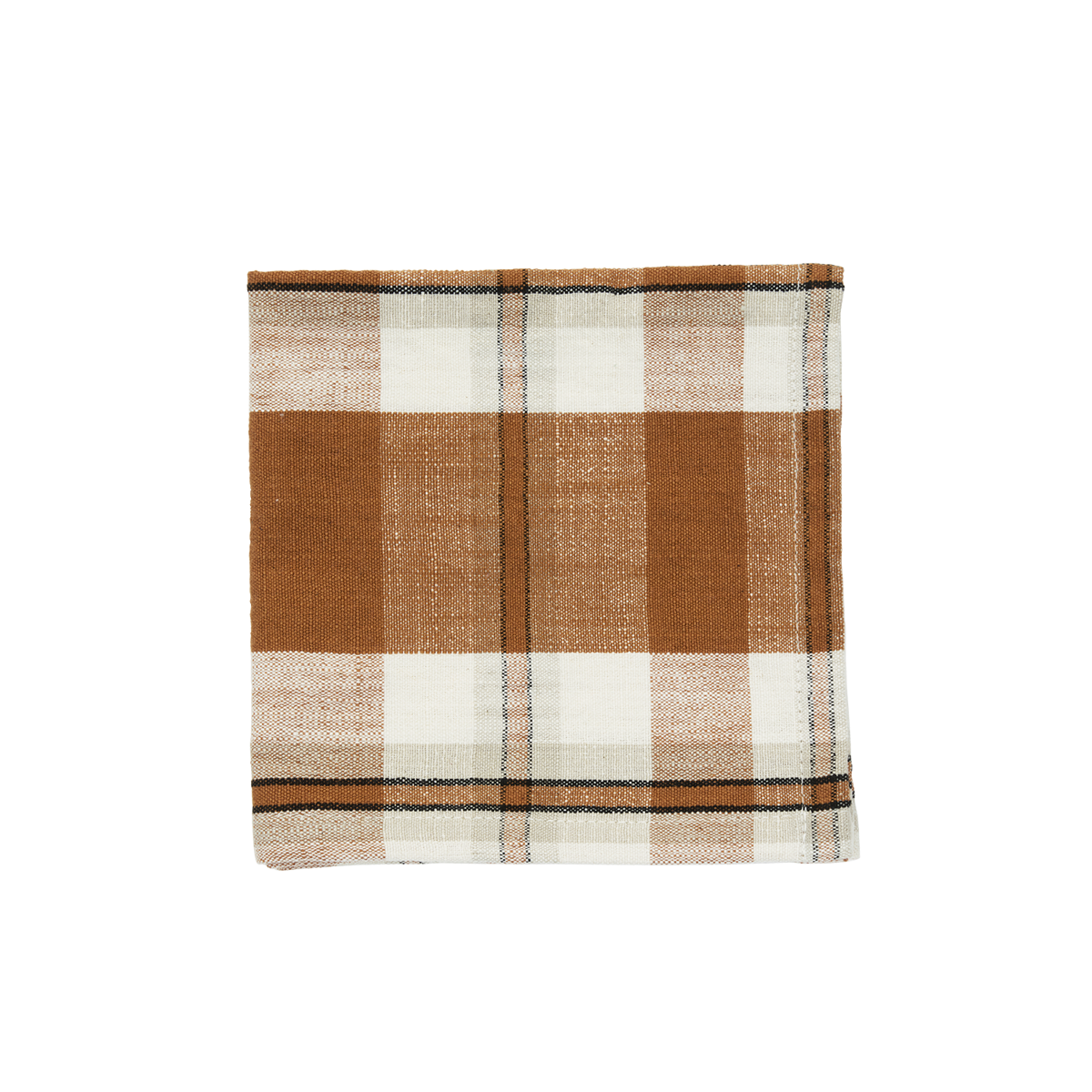 Checked cotton napkins