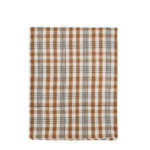 Checked table cloth