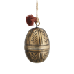 Hanging aluminium egg