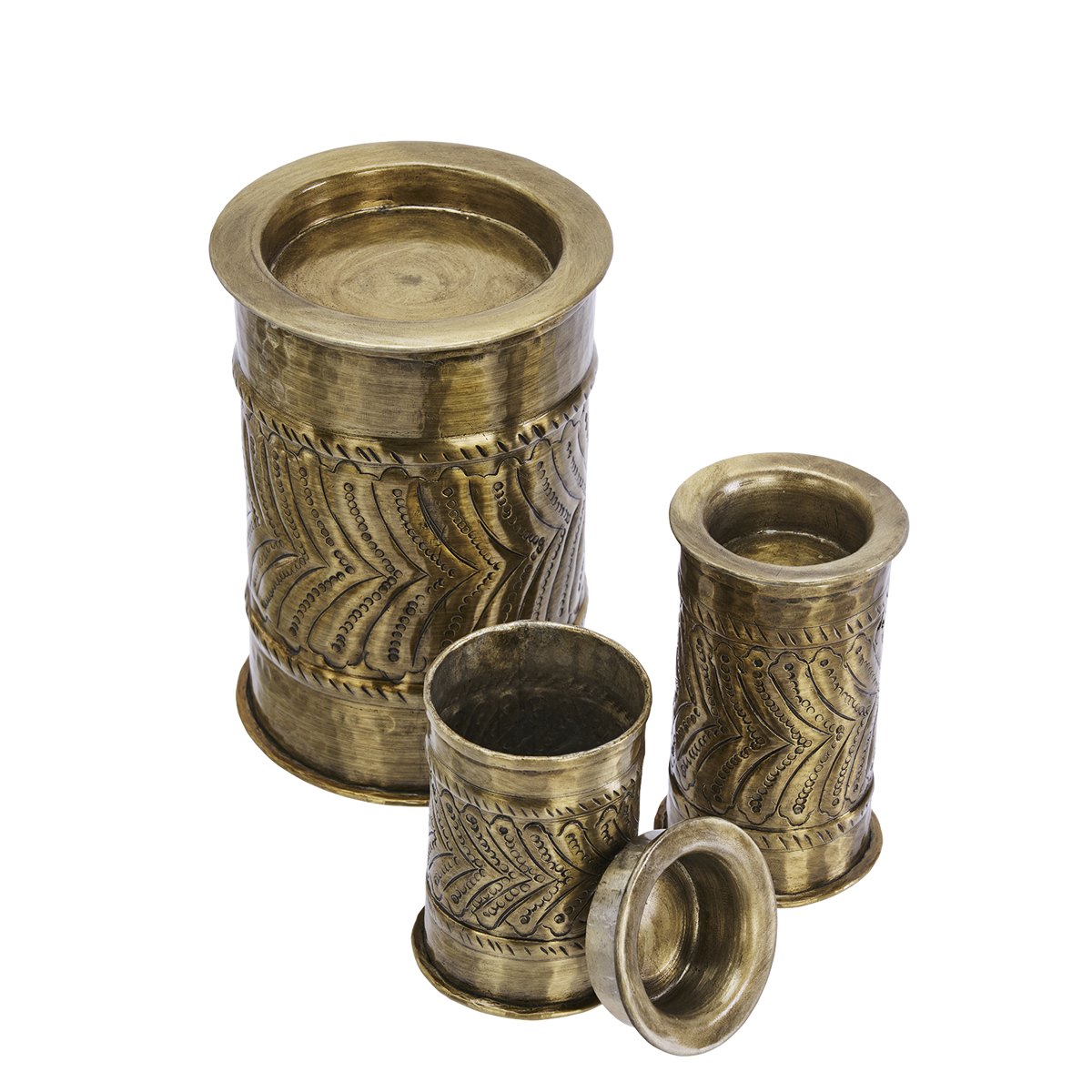Aluminium candle stands