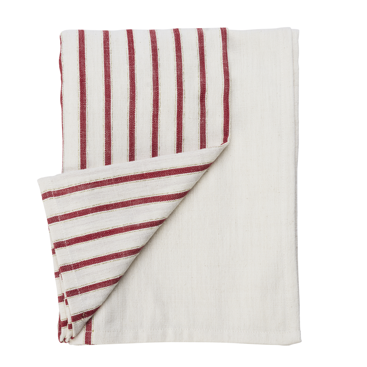 Striped table cloth