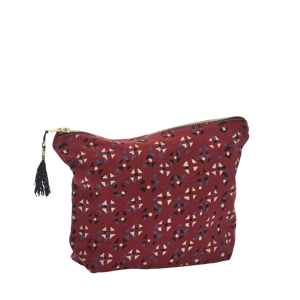 Printed cotton washbag