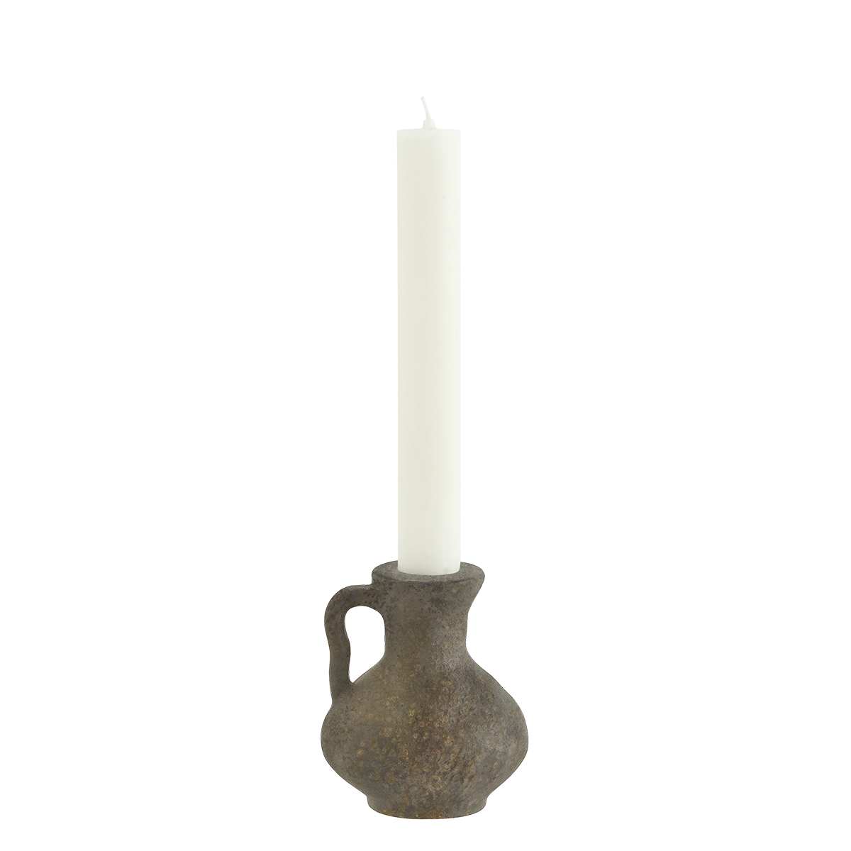 Stoneware candle holder